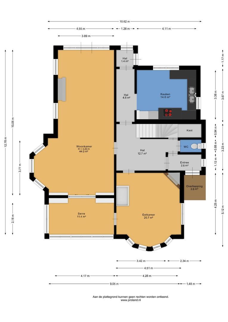 Hoofdkade 7, Ter Apel plattegrond-0