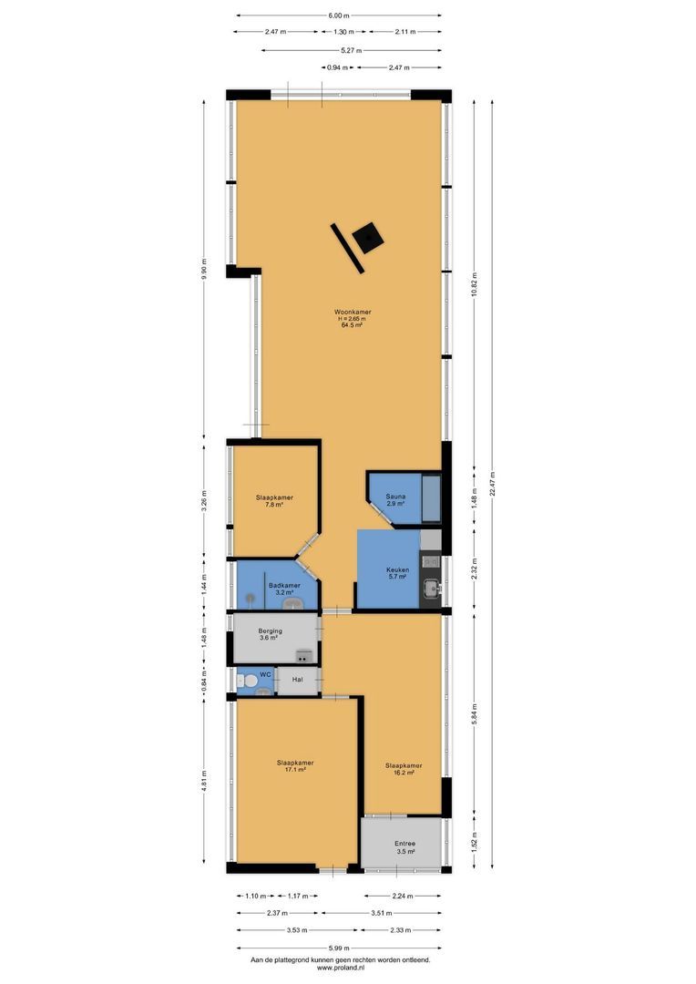 Hoofdkade 7, Ter Apel plattegrond-4