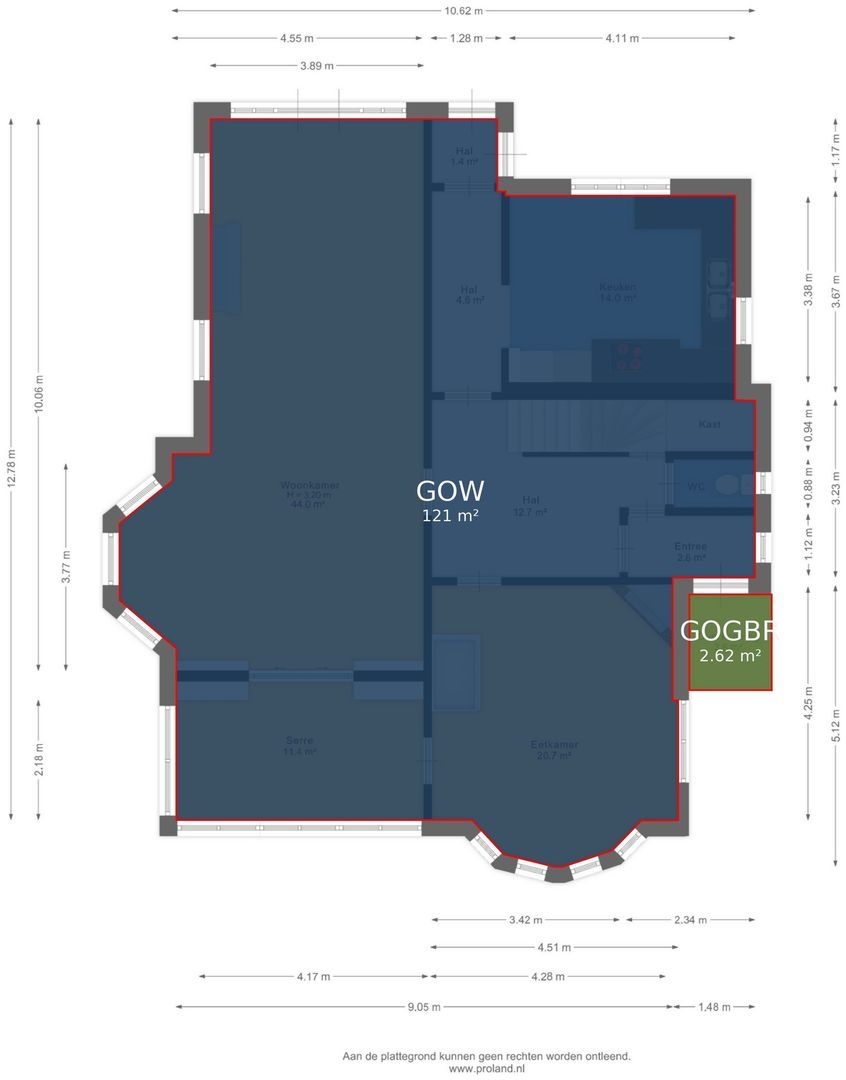 Hoofdkade 7, Ter Apel plattegrond-7