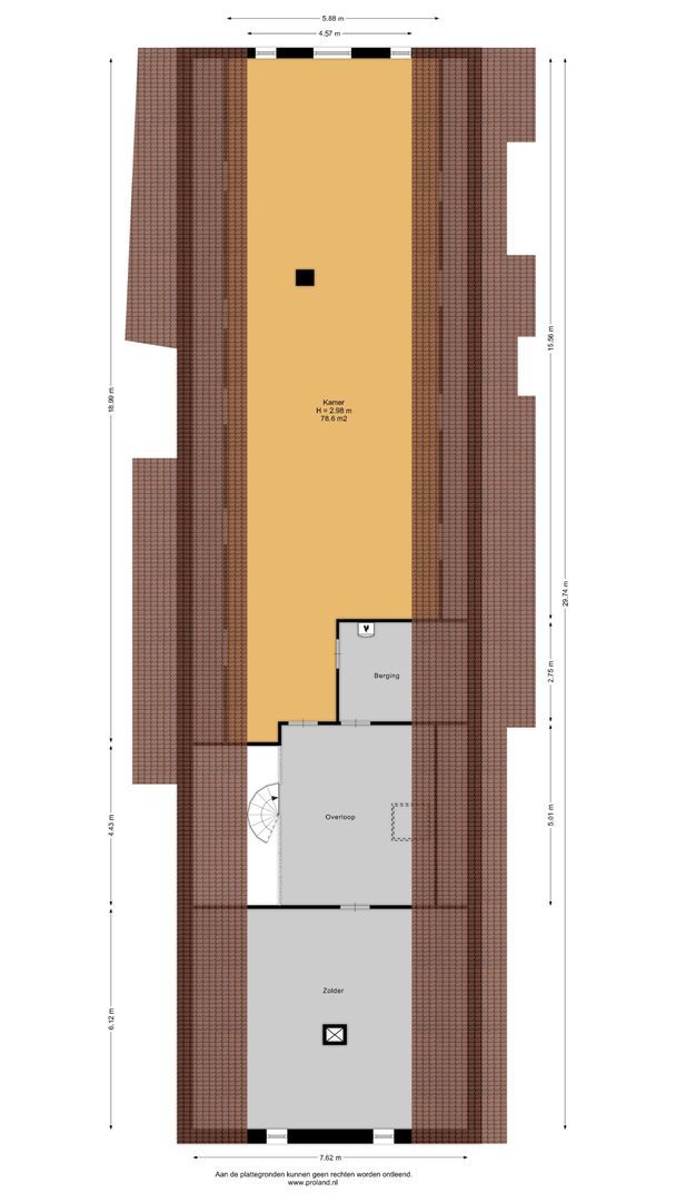 Grote Brink 46, Rolde plattegrond-1