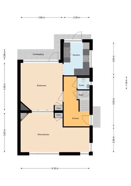 Krudopstraat 1, Nijkerk plattegrond-46