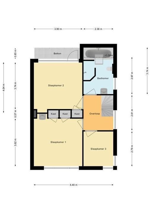 Krudopstraat 1, Nijkerk plattegrond-46