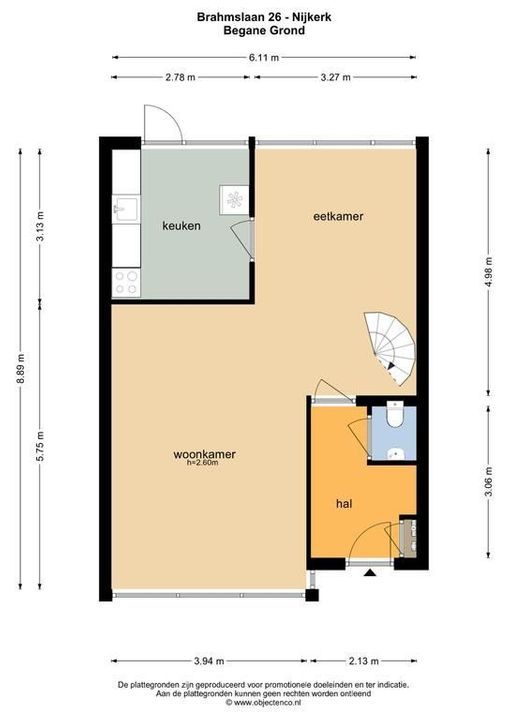 Brahmslaan 26, Nijkerk plattegrond-34