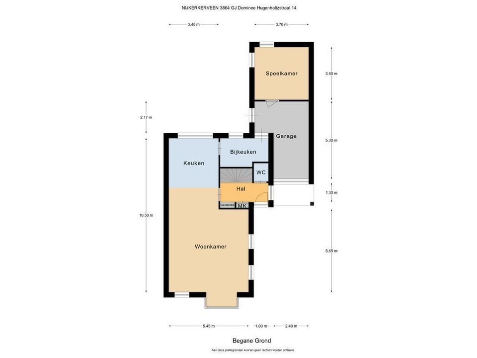 Ds. Hugenholtzstraat 14, Nijkerkerveen plattegrond-33