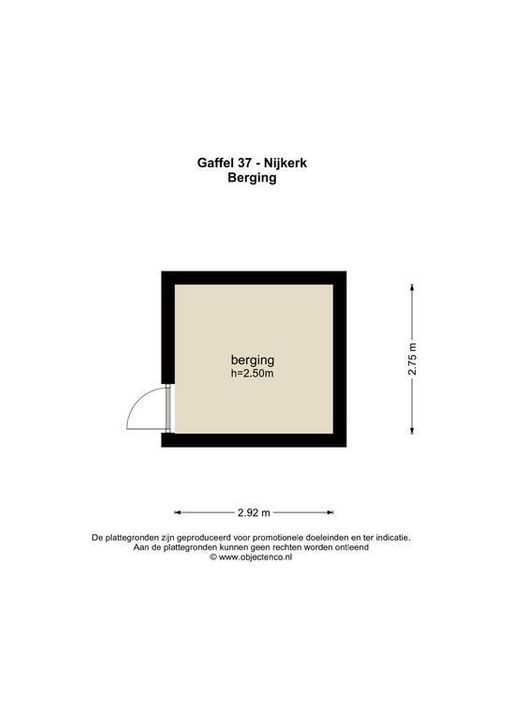 Gaffel 37, Nijkerk plattegrond-29