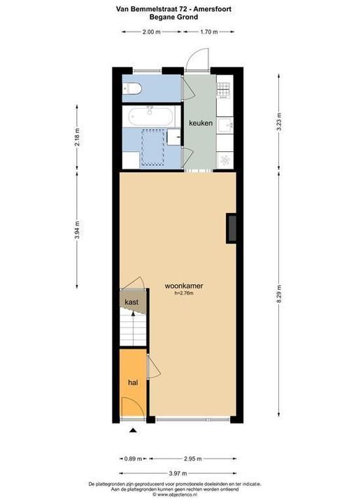 Van Bemmelstraat 72, Amersfoort plattegrond-32