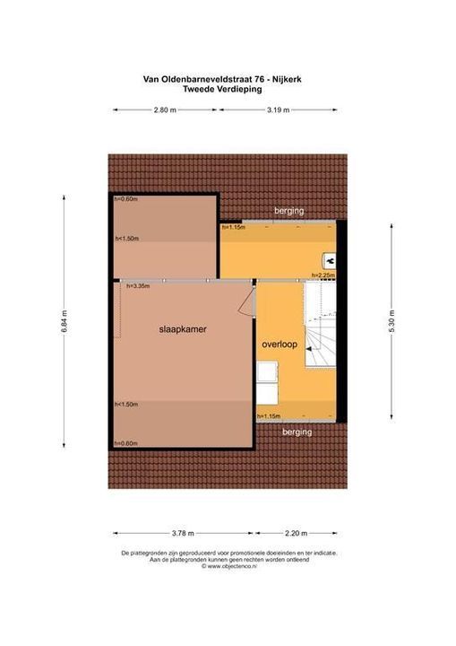 Van Oldenbarneveltstraat 76, Nijkerk plattegrond-43