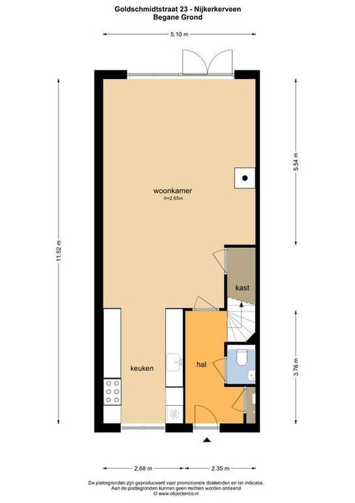Goldschmidtstraat 23, Nijkerkerveen plattegrond-48