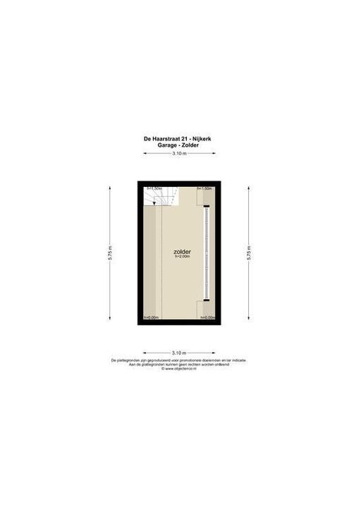 De Haarstraat 21, Nijkerk plattegrond-48
