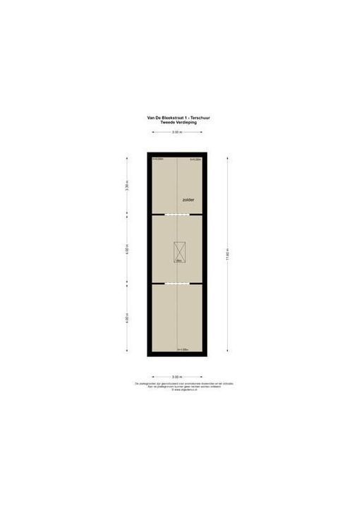 Van de Bleekstraat 1, Terschuur plattegrond-43