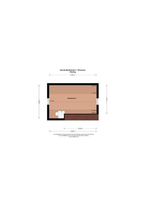 Van de Bleekstraat 1, Terschuur plattegrond-43