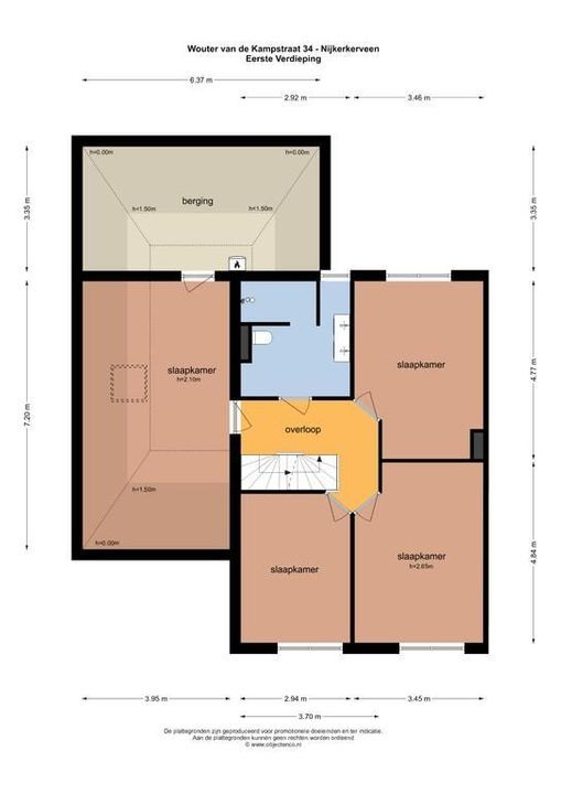 Wouter van de Kampstraat 34, Nijkerkerveen plattegrond-42