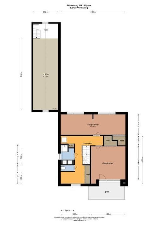 Wittenburg 114, Nijkerk plattegrond-45