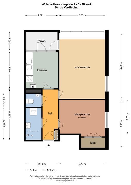 Willem-Alexanderplein 4 III, Nijkerk plattegrond-30