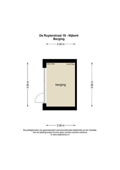 De Ruyterstraat 18, Nijkerk plattegrond-30