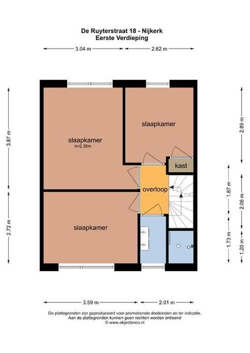 De Ruyterstraat 18, Nijkerk plattegrond-30