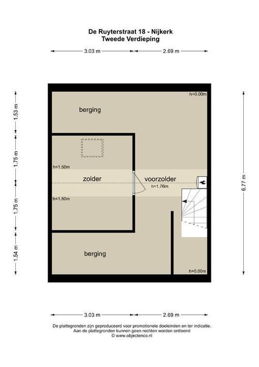 De Ruyterstraat 18, Nijkerk plattegrond-30