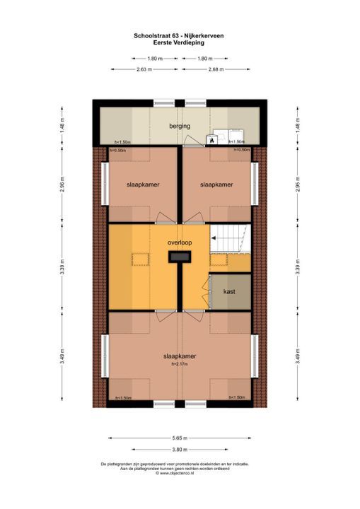 Schoolstraat 63, Nijkerkerveen plattegrond-45