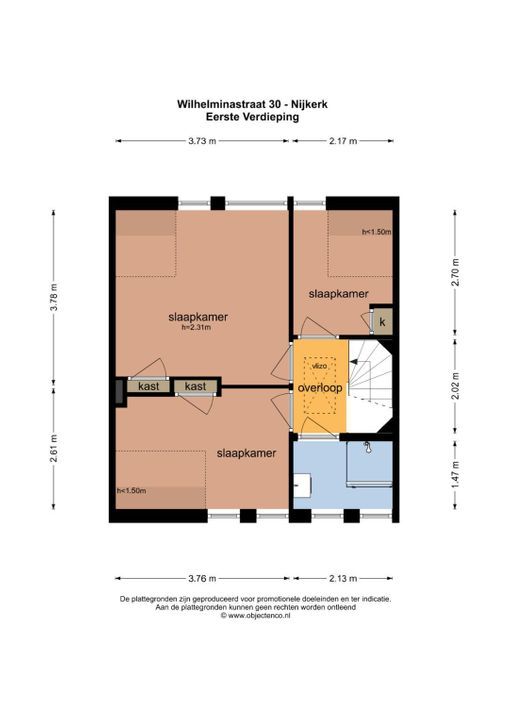 Wilhelminastraat 30, Nijkerk plattegrond-30