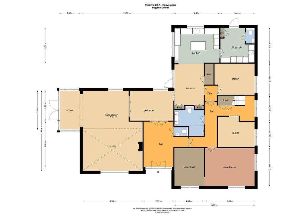 Veenwal 28 a, Hoevelaken plattegrond-55