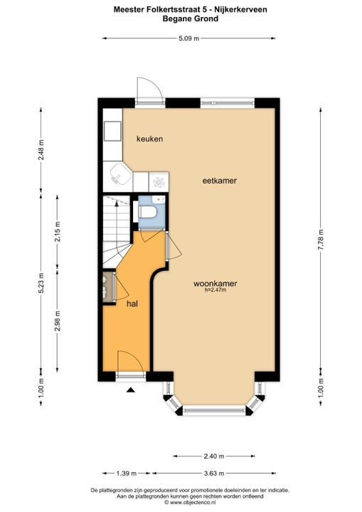 Meester Folkertsstraat 5, Nijkerkerveen plattegrond-36