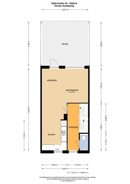 Zijdevlinder 94, Nijkerk plattegrond-35