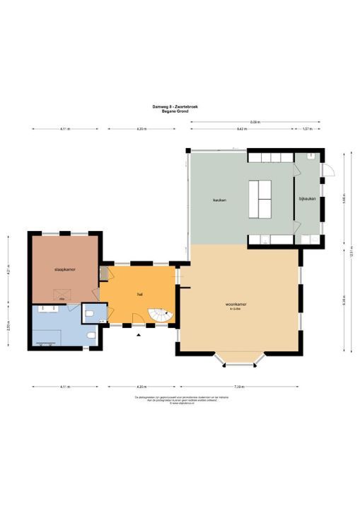 Damweg 8, Zwartebroek plattegrond-63