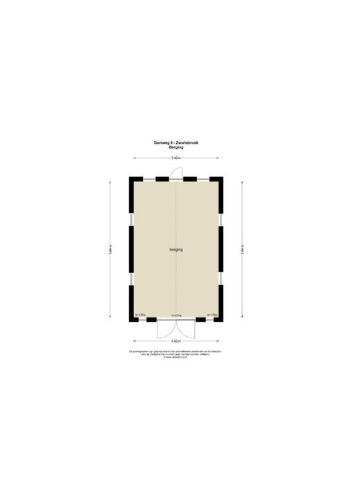 Damweg 8, Zwartebroek plattegrond-63