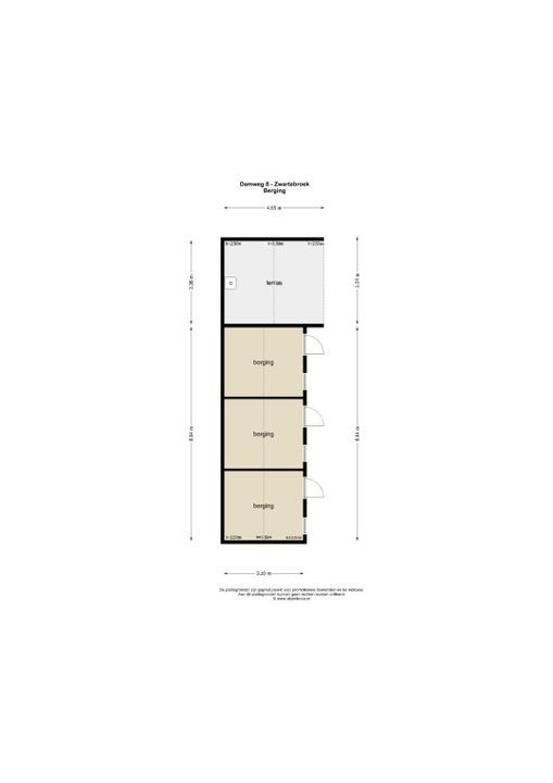 Damweg 8, Zwartebroek plattegrond-63