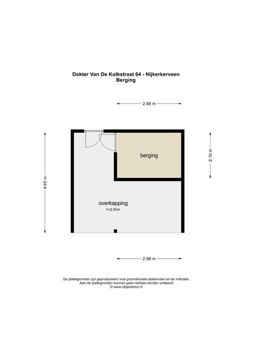 Dokter van de Kolkstraat 64, Nijkerkerveen plattegrond-31