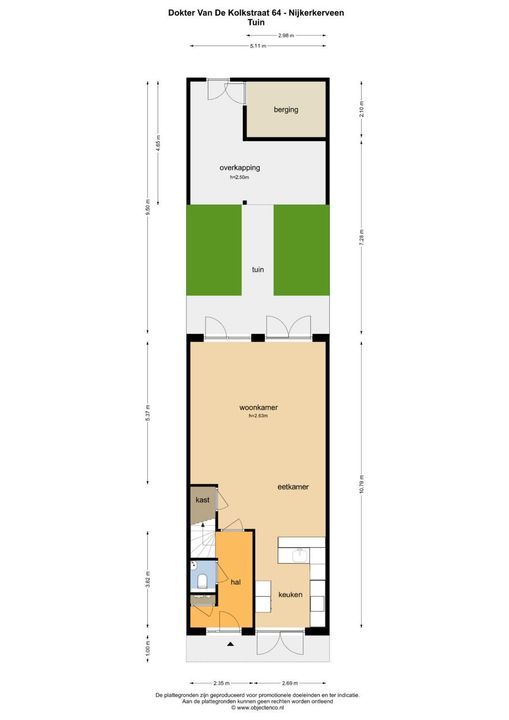 Dokter van de Kolkstraat 64, Nijkerkerveen plattegrond-31