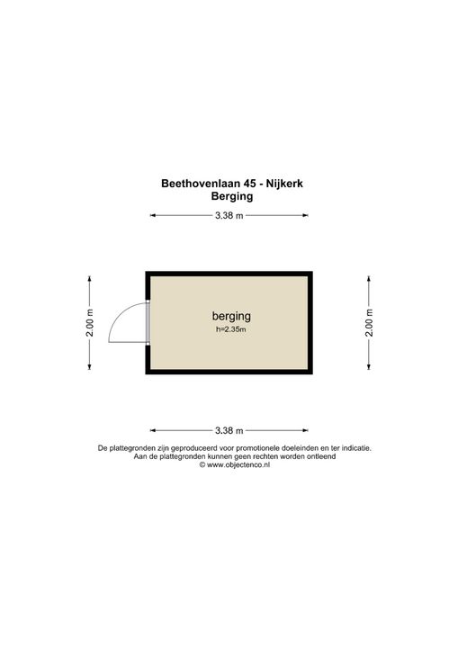 Beethovenlaan 45, Nijkerk plattegrond-8