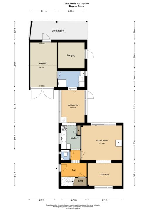 Berkenlaan 12, Nijkerk plattegrond-45