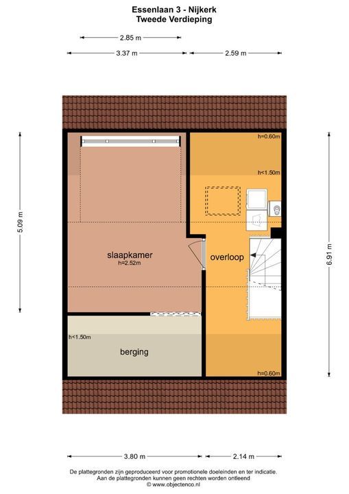 Essenlaan 3, Nijkerk plattegrond-35