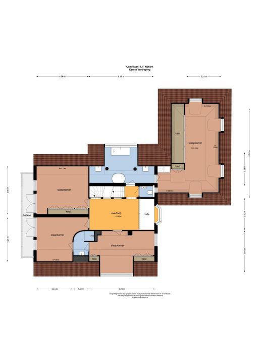 Coltoflaan 13, Nijkerk plattegrond-65