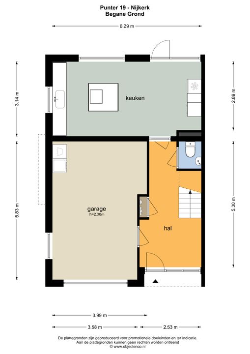 Punter 19, Nijkerk plattegrond-29