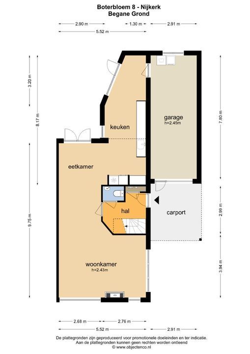Boterbloem 8, Nijkerk plattegrond-42
