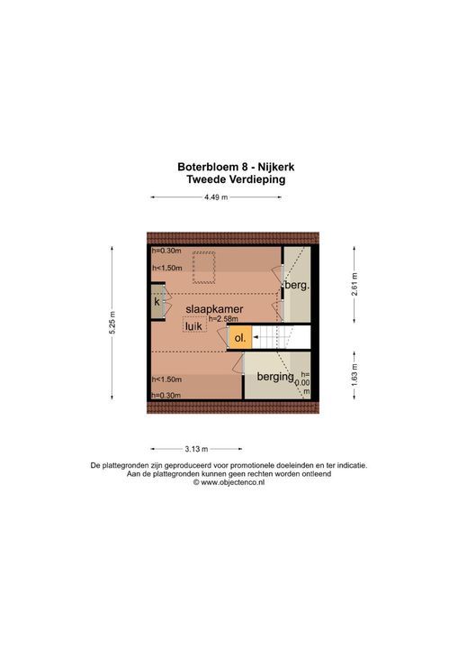 Boterbloem 8, Nijkerk plattegrond-42