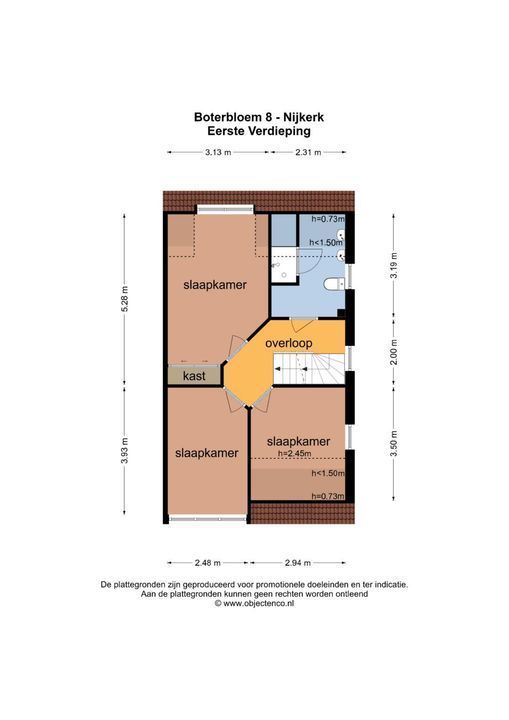 Boterbloem 8, Nijkerk plattegrond-42