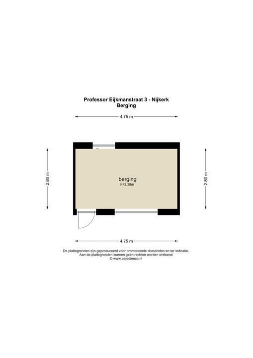 Professor Eijkmanstraat 3, Nijkerk plattegrond-36