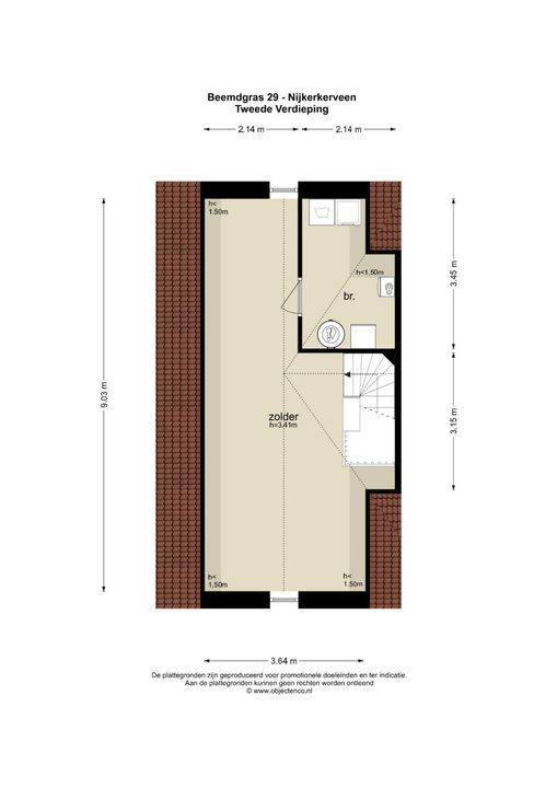 Beemdgras 29, Nijkerkerveen plattegrond-41