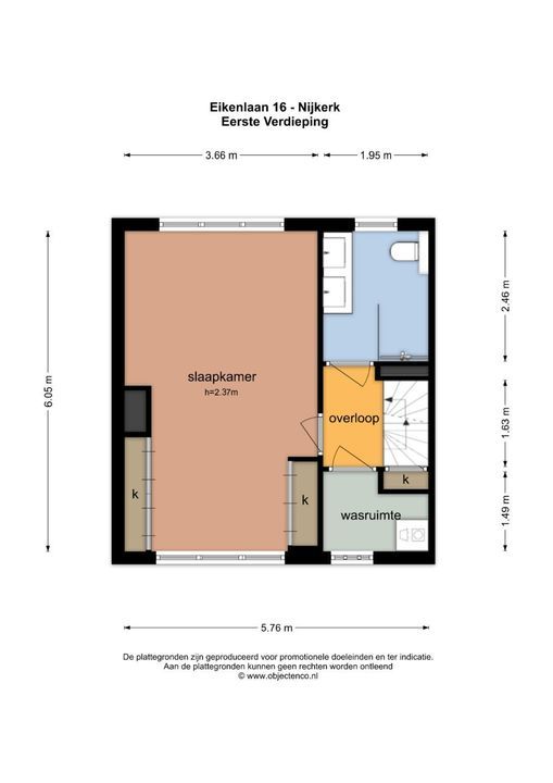 Eikenlaan 16, Nijkerk plattegrond-34