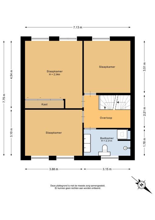 Gildenstraat 4, Nijkerk plattegrond-47
