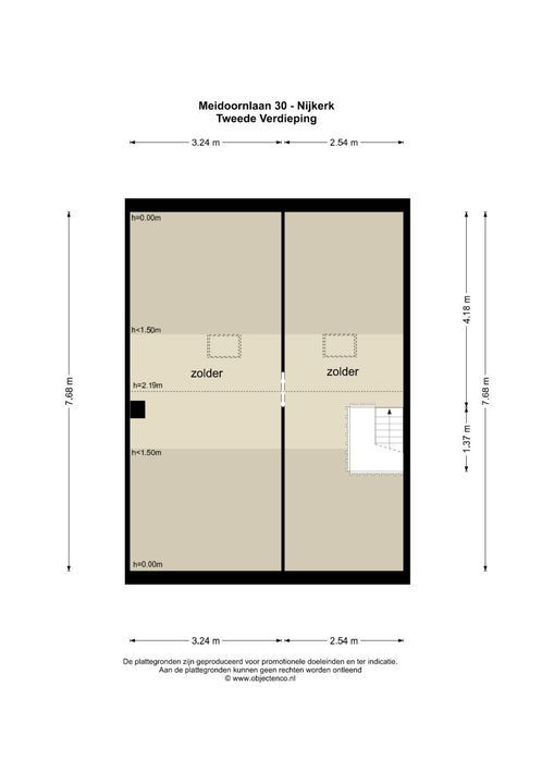 Meidoornlaan 30, Nijkerk plattegrond-40