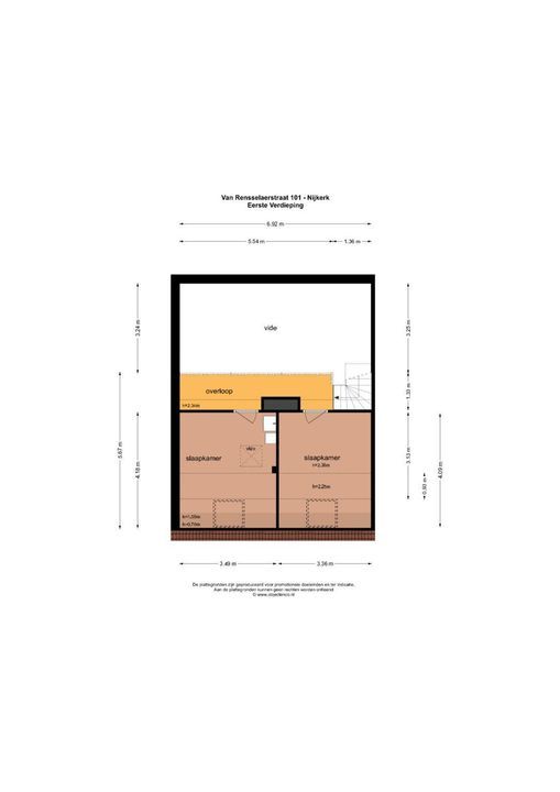 Van Rensselaerstraat 101, Nijkerk plattegrond-63