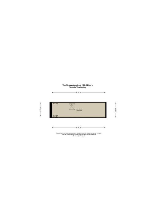 Van Rensselaerstraat 101, Nijkerk plattegrond-63