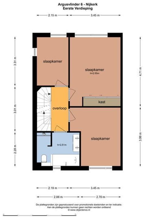 Argusvlinder 6, Nijkerk plattegrond-48