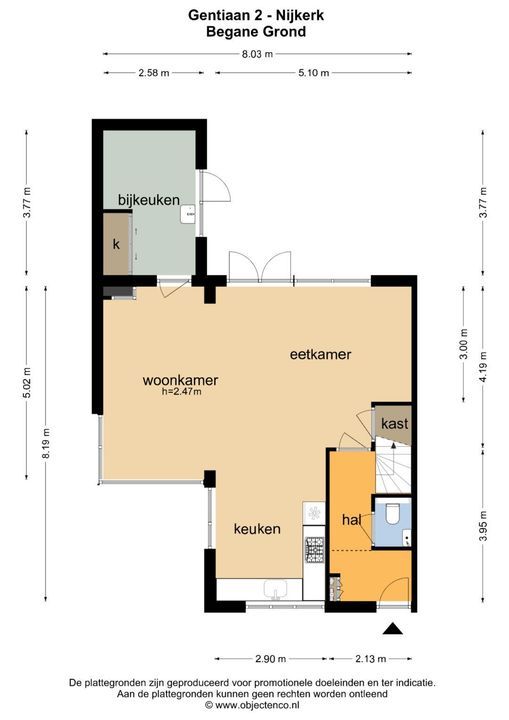 Gentiaan 2, Nijkerk plattegrond-45