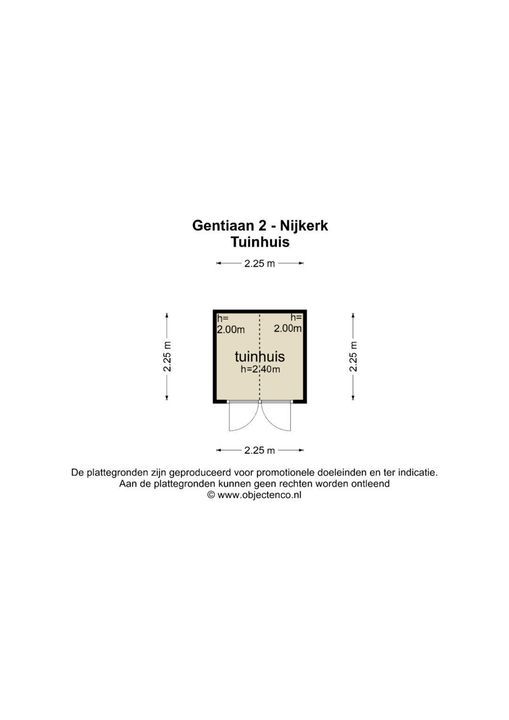 Gentiaan 2, Nijkerk plattegrond-45
