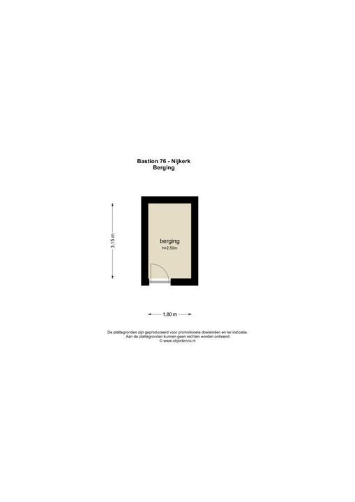 Bastion 76, Nijkerk plattegrond-38